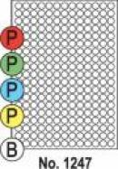 Print etikety kruhové farebné 14 mm A/4 100 hárkov  A/4